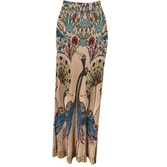 Farm Rio Peacock Maxi Skirt - Picture 3 of 10